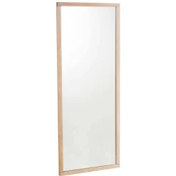 Clearance Wohnen Wandspiegel in White Wash Holzoptik - Vaxos