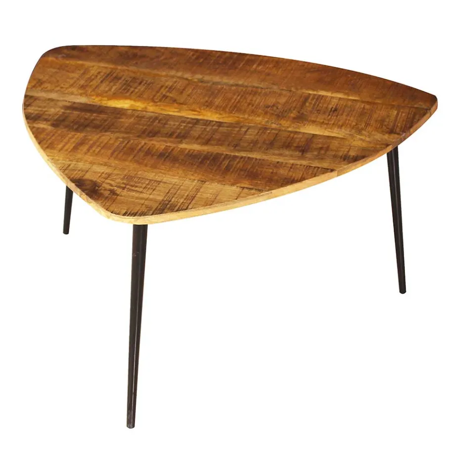 Wohnen Wankelform Couchtisch 80x47x80 cm - Evradon