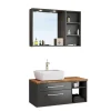 Hot Wohnen Waschbecken mit Schrank als Set - Estregos (dreiteilig)