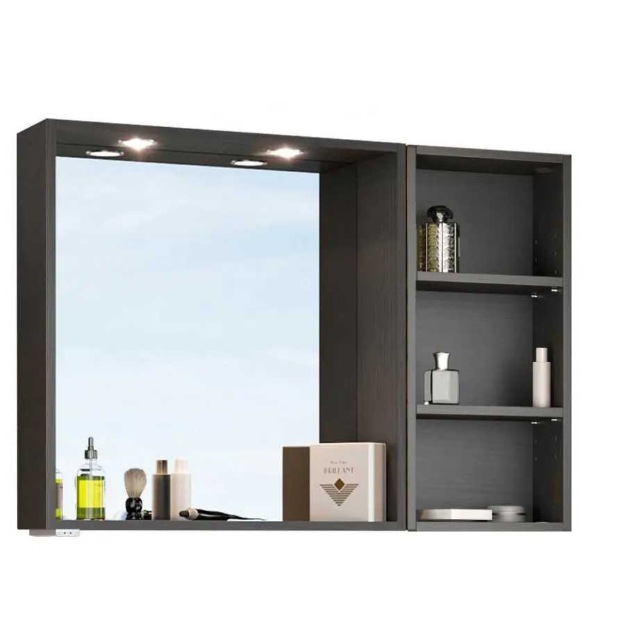 Hot Wohnen Waschbecken mit Schrank als Set - Estregos (dreiteilig)