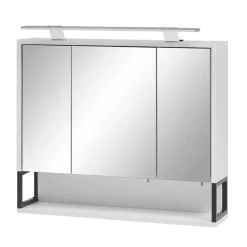 Clearance Wohnen Waschbeckenschrank mit Spiegelschrank Set - Ismilav (zweiteilig)