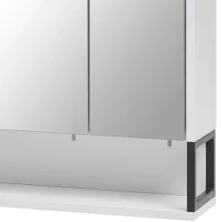 Clearance Wohnen Waschbeckenschrank mit Spiegelschrank Set - Ismilav (zweiteilig)