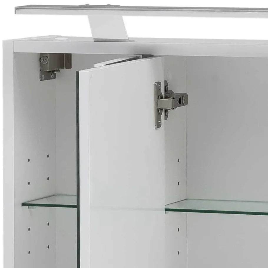 Clearance Wohnen Waschbeckenschrank mit Spiegelschrank Set - Ismilav (zweiteilig)