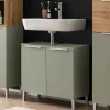 Clearance Wohnen Waschbeckenunterschrank in Graugrün - Liz
