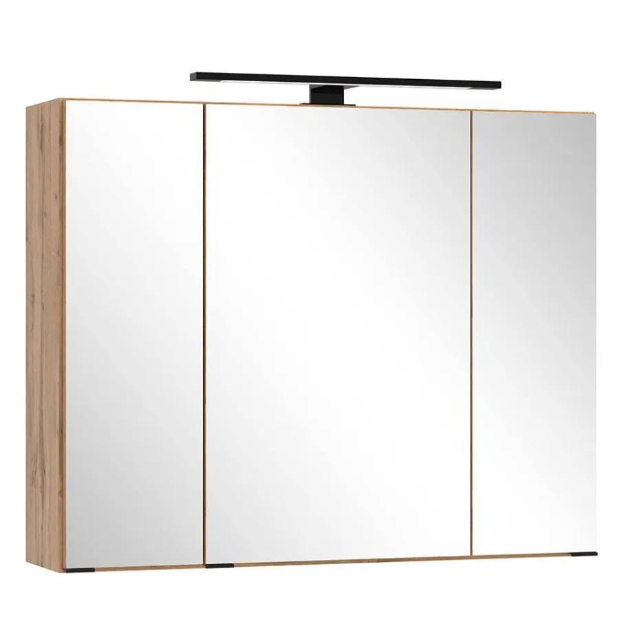 Clearance Wohnen Waschkonsole & Spiegelschrank & Unterschrank - Crystoga II (dreiteilig)