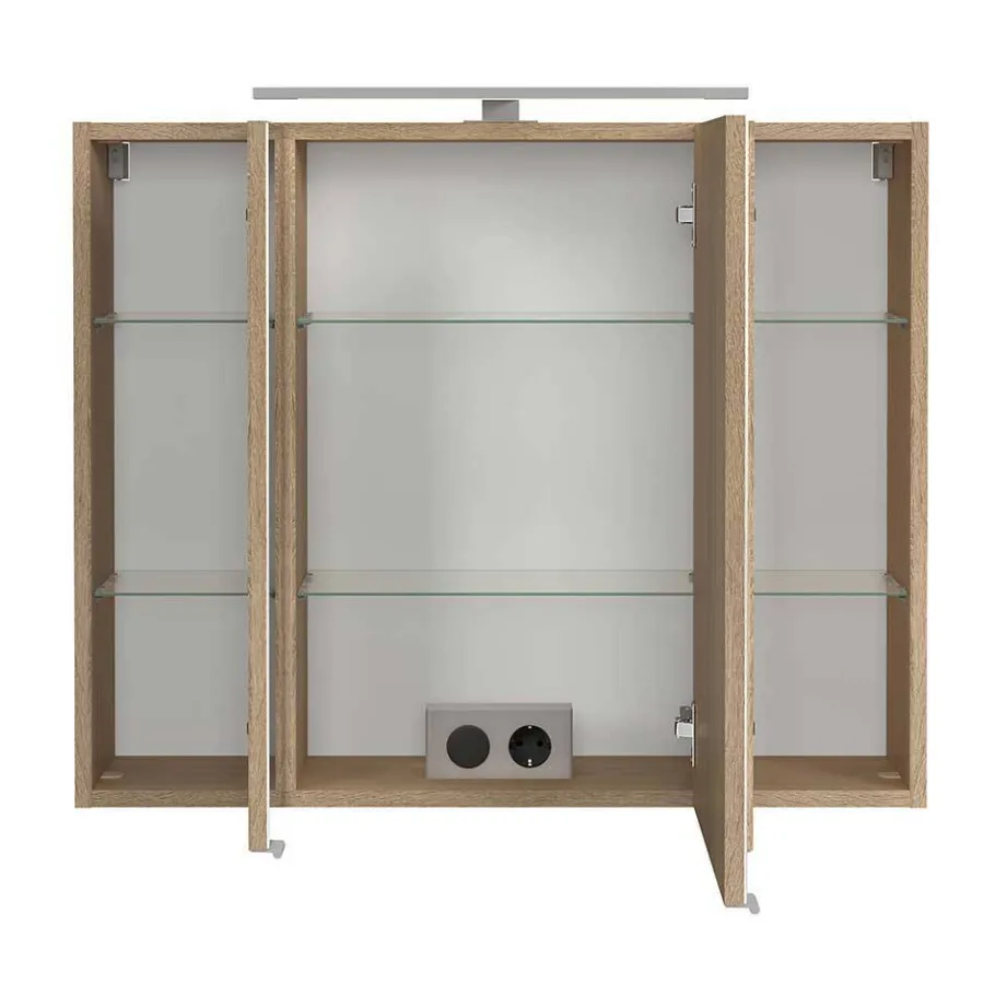 New Wohnen Waschkonsole und Spiegelschrank Set - Vibulam (zweiteilig)