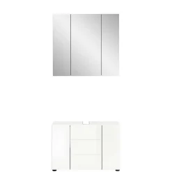 Clearance Wohnen Waschplatz & Spiegelschrank Set - Vitablos (zweiteilig)