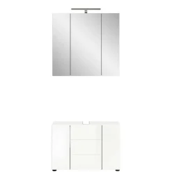 Clearance Wohnen Waschplatz & Spiegelschrank Set - Vitablos (zweiteilig)