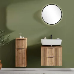 Discount Wohnen Waschplatz & Unterschrank Set - Crystoga (dreiteilig)