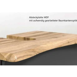 Best Wohnen Waschplatz Badschränke zweifarbig - Agiruan (zweiteilig)