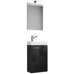 Clearance Wohnen Waschplatz fürs Gäste WC Set - Denima (zweiteilig)