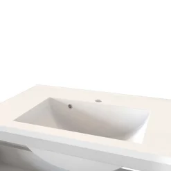 Outlet Wohnen Waschplatz Kombi & Hochschrank - Anviletca (dreiteilig)