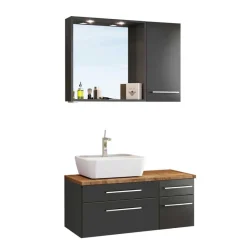 Outlet Wohnen Waschplatz Möbel für Badezimmer - Estregos (dreiteilig)
