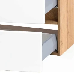 Discount Wohnen Waschplatz Möbel Set in Weiß - Neuvana (zweiteilig)