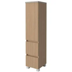 New Wohnen Waschplatz und Midischrank Set - Vibulam (dreiteilig)
