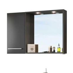 Clearance Wohnen Waschtisch 90 cm & Spiegel - Estregos (dreiteilig)