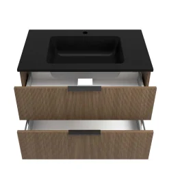 Outlet Wohnen Waschtisch & Spiegel & Schrank Set - Ucaida (dreiteilig)
