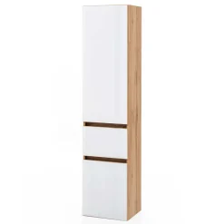 Discount Wohnen Waschtisch Möbel & Hochschrank Set - Vrendina (dreiteilig)
