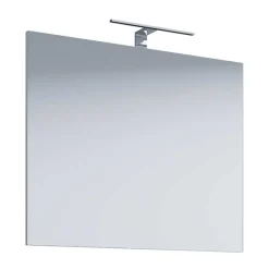 Outlet Wohnen Waschtisch mit LED Spiegel Set - Ipsum (zweiteilig)