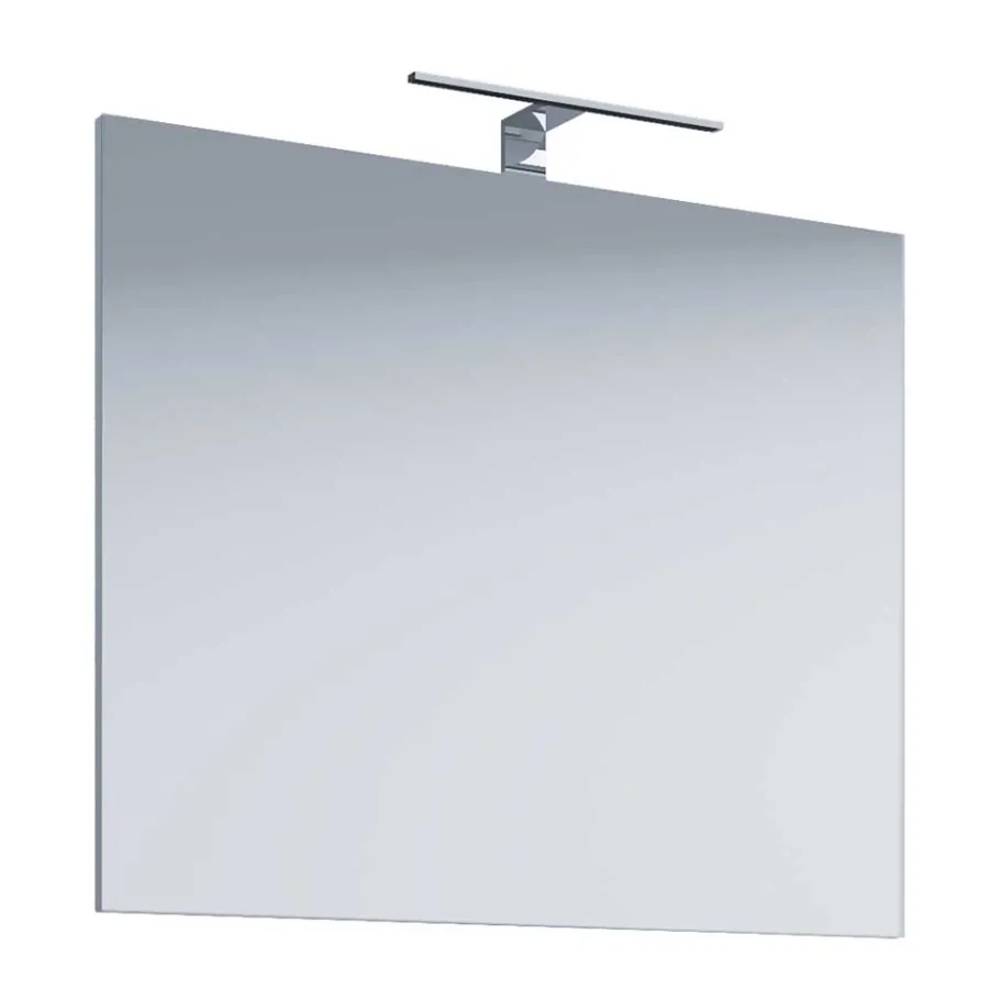 Outlet Wohnen Waschtisch mit LED Spiegel Set - Ipsum (zweiteilig)