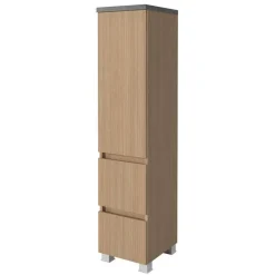 Clearance Wohnen Waschtisch Set mit Midischrank fürs Bad - Leitha (dreiteilig)