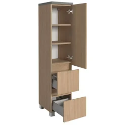 Clearance Wohnen Waschtisch Set mit Midischrank fürs Bad - Leitha (dreiteilig)
