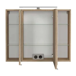 Clearance Wohnen Waschtisch Set mit Midischrank fürs Bad - Leitha (dreiteilig)