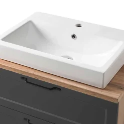 Outlet Wohnen Waschtischkonsole und Spiegelschrank Set - Novelya (zweiteilig)