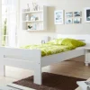 Best Wohnen Weiß lackiertes Holzbett günstig - Jean