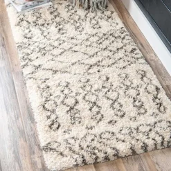 Sale Wohnen Weicher Hochflor Läufer Teppich gemustert - Zyrafete