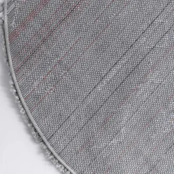 Discount Wohnen Weicher Hochflor Teppich in Grau und Creme - Vuturava
