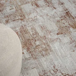 Outlet Wohnen Weicher Kurzflor Teppich mit Vintage Optik - Stick