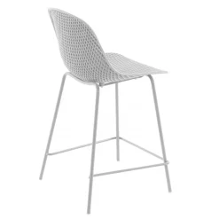 Wohnen Weiße Barstühle mit PP Sitz - Amyonta (4er Set)