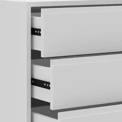 New Wohnen Weiße Kommode mit niedrigen Haarnadel Beinen - Vair