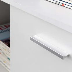 Online Wohnen Weiße Türen Kommode 104 cm hoch - Luan