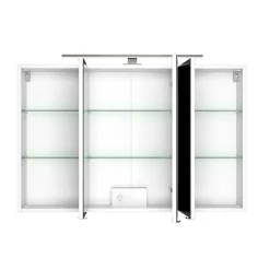 Best Wohnen Weiße Waschkonsole & Spiegelschrank - Livendas (zweiteilig)