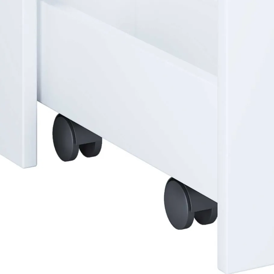 New Wohnen Weißer Nischenschrank mit Schublade und Auszug - Gransov