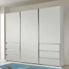 New Wohnen Weißer Schiebetürenschrank 3-türig - Fachet