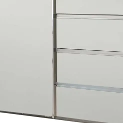 New Wohnen Weißer Schiebetürenschrank 3-türig - Fachet