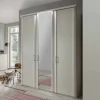 Outlet Wohnen Weißer Schlafzimmerschrank Ronis mit drei Türen