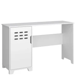 Discount Wohnen Weißer Schreibtisch im Skandi Design - Naidlas