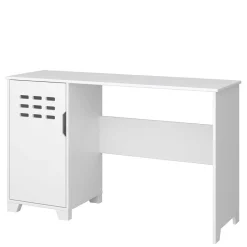 Discount Wohnen Weißer Schreibtisch im Skandi Design - Naidlas