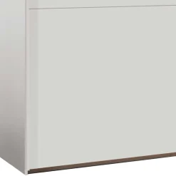 Best Wohnen Weißer 2-türiger Kleiderschrank mit Schiebetüren - Abelina