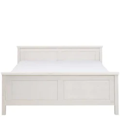Best Wohnen Weißes Bett als Einzelbett oder Doppelbett - Satumare