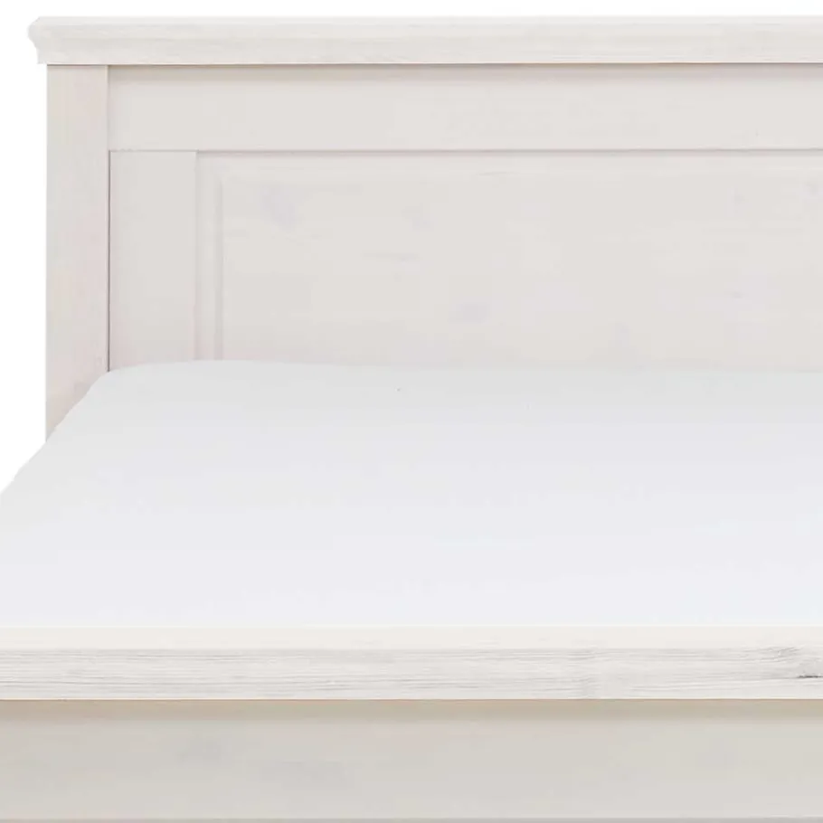 Best Wohnen Weißes Bett als Einzelbett oder Doppelbett - Satumare