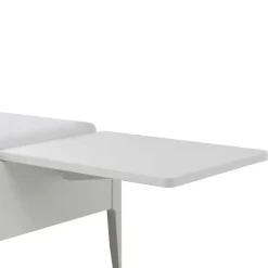 Online Wohnen Weißes Doppelbett ohne Kopfteil - Meteora
