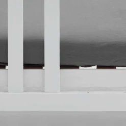 Hot Wohnen Weißes Holz Babybett inklusive Umbauseiten - Satumare