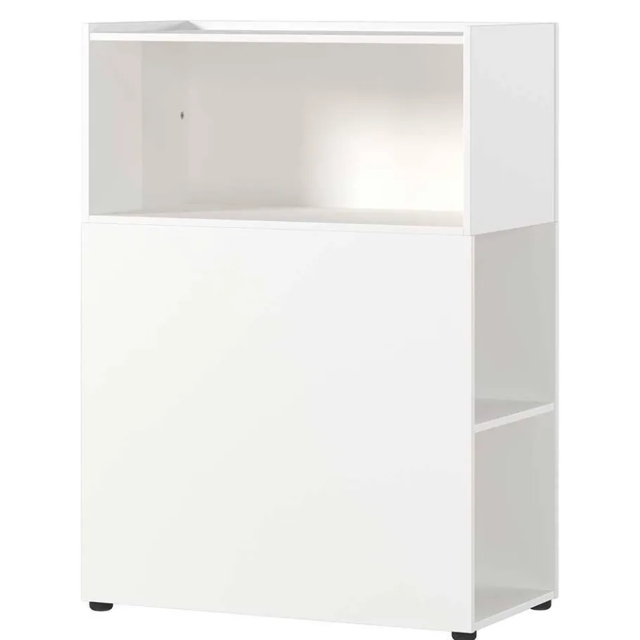 Online Wohnen Weißes Homeoffice Möbel Set modern - Sparkle (zweiteilig)