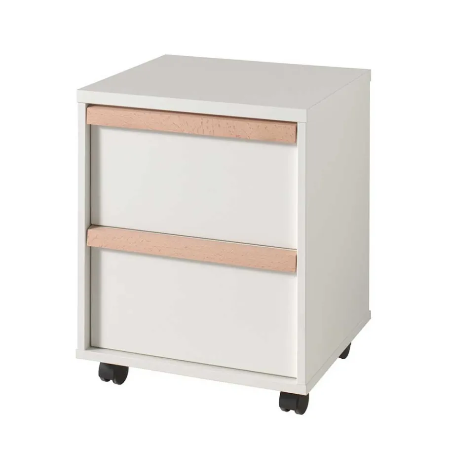 Hot Wohnen Weißes Jugendzimmer Möbel Kombi - Eldrus (fünfteilig)