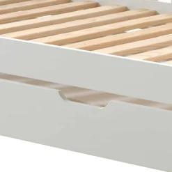 Discount Wohnen Weißes Kojenbett 90x200 cm aus Kiefer - Molo